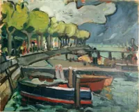 peinture : La jetée