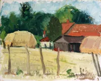 peinture : A la campagne