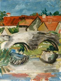 peinture : Le pont