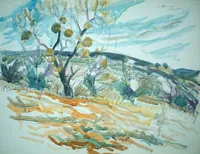 peinture : L'arbre à gui