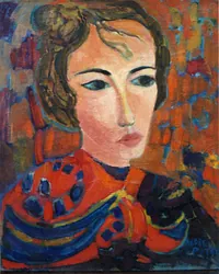 peinture : Véronique n°1