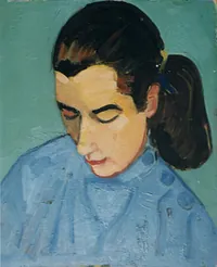 peinture : Jeune fille n°7