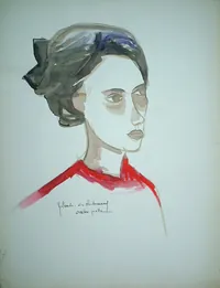 peinture : Yolande de Chateauneuf