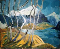 peinture : Le Lac n°1