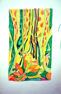 peinture : Etude n°318 (les arbres)