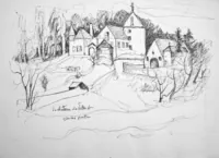 peinture : Le château de Vellerot n°1