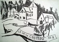 peinture : Le château de Vellerot n°5