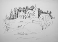 peinture : Le château de Vellerot n°8
