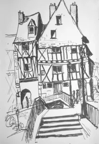 peinture : Le vieux Mans n°4
