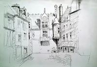 peinture : Le vieux Mans