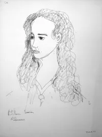 peinture : Sihem, Tunisienne