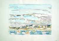 peinture : Roscoff, Finistère