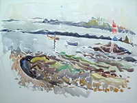 peinture : Roscoff, les récifs