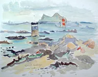 peinture : Roscoff, Bretagne