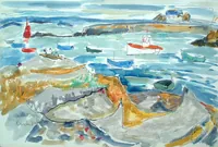 peinture : Ile de Batz
