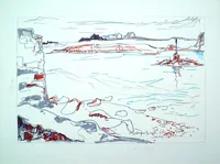 peinture : Roscoff, l'île de Batz