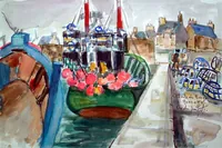 peinture : L'Etoile du Berger. Roscoff