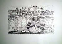 peinture : Le port