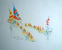 peinture : L'école de voiles