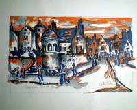 peinture : Tour Marie Stuart