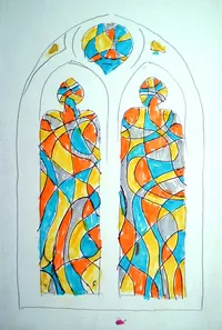 peinture : Etude n°087 po Flavignerot