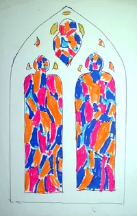 peinture : Etude n°090 po Flavignerot
