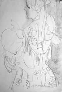 peinture : Jeune fille Hongroise
