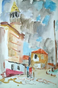 peinture : Skopje